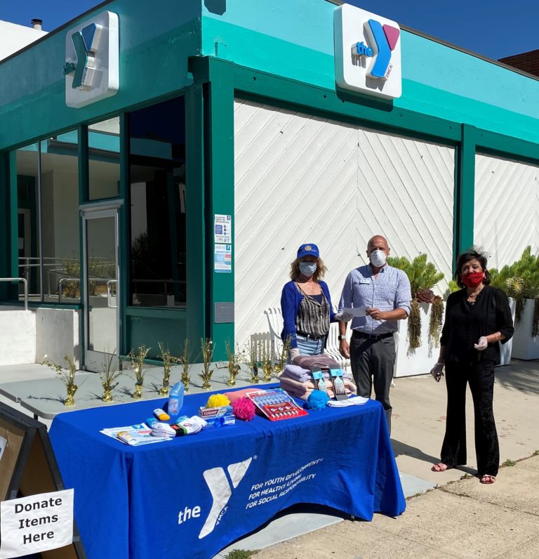 Palisades Rotarians Donate 1,000 for YMCA’s Shower Kit Drive